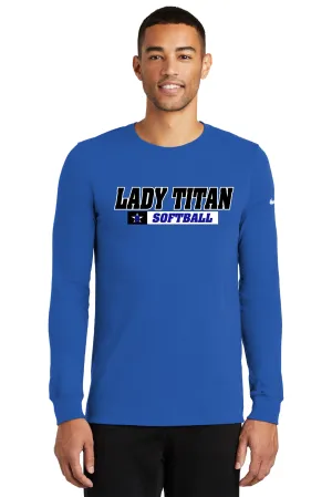 Lady Titans Softball Long Sleeve Nike Shirt