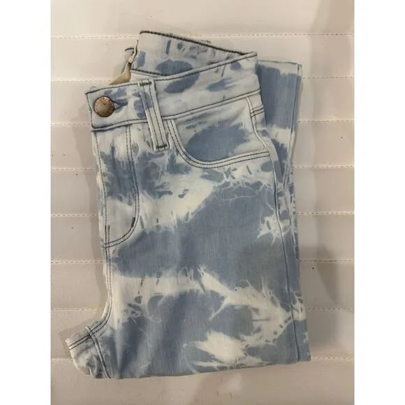 L'AGENCE Margot Tie-Dye High-Rise Skinny Jeans, Abyss NWOT