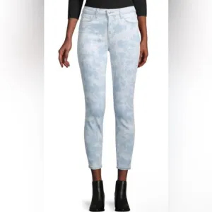 L'AGENCE Margot Tie-Dye High-Rise Skinny Jeans, Abyss NWOT