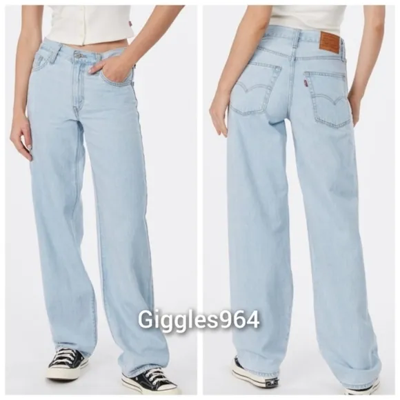 Levi's Baggy Dad Jeans in Light Sugar