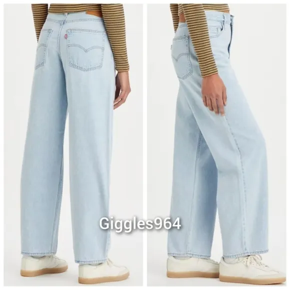 Levi's Baggy Dad Jeans in Light Sugar