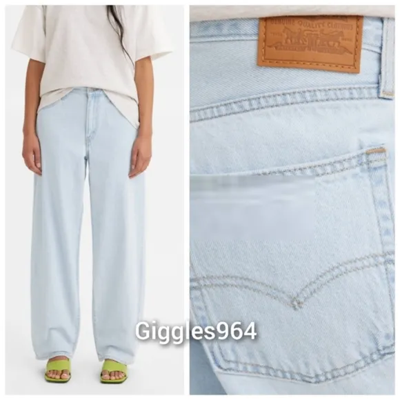 Levi's Baggy Dad Jeans in Light Sugar