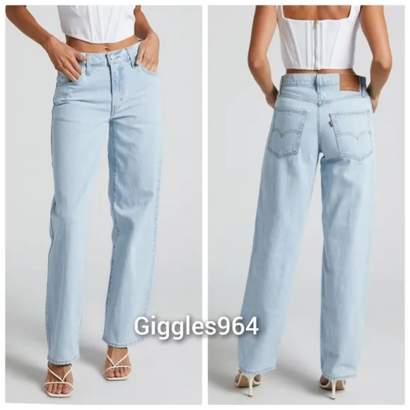 Levi's Baggy Dad Jeans in Light Sugar