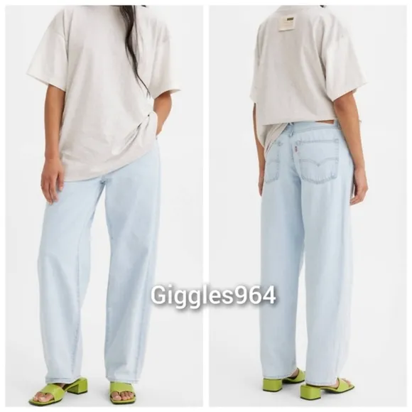 Levi's Baggy Dad Jeans in Light Sugar