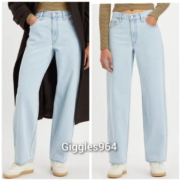 Levi's Baggy Dad Jeans in Light Sugar