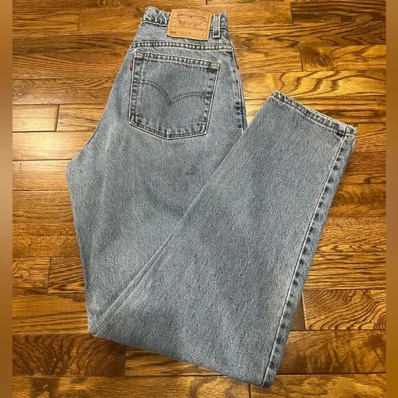 Levi’s Vintage 90s 550 Made in U.S.A. Relaxed Fit Tapered Mom Jeans SZ 12