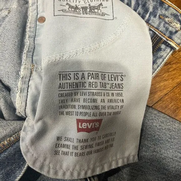Levi’s Vintage 90s 550 Made in U.S.A. Relaxed Fit Tapered Mom Jeans SZ 12