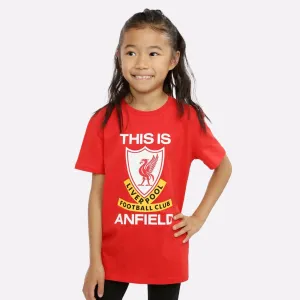 LFC Junior This Is Anfield Red Tee