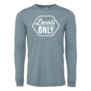 Long Island Local Long Sleeve T-Shirt (Denim Triblend)