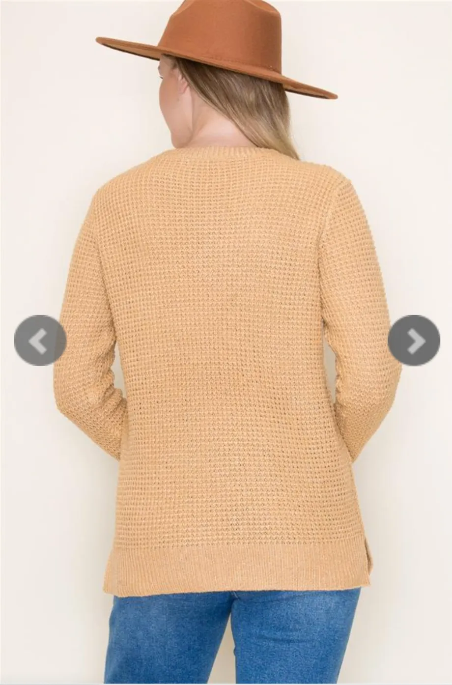 Longing For More Sweater-2 Colors Available