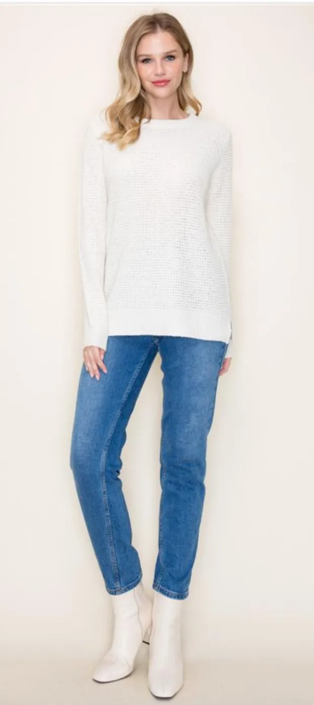 Longing For More Sweater-2 Colors Available
