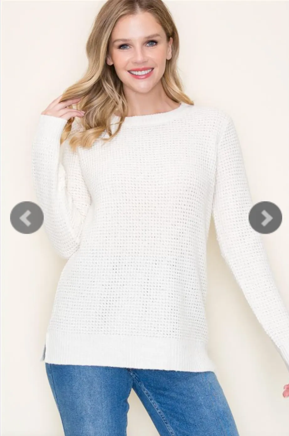 Longing For More Sweater-2 Colors Available