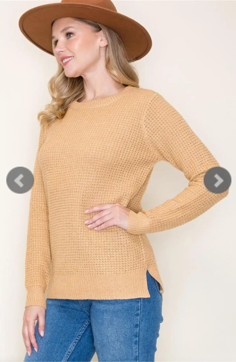 Longing For More Sweater-2 Colors Available