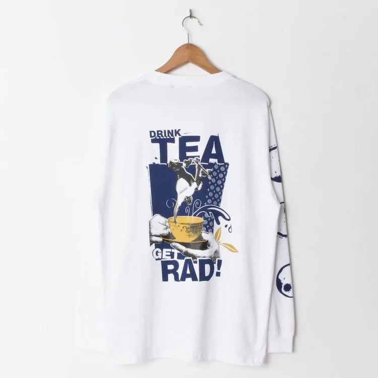 Lovenskate Drink Tea Longsleeve T-Shirt White