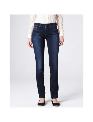Lucky Brand 7W11421 Sofia Straight Dark Wash Denim Jeans Size 0/25