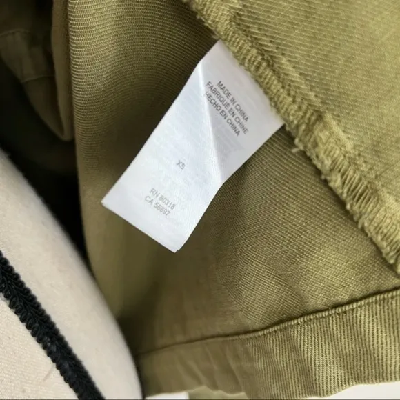 Lucky Brand Explorer Utility Olive Green 4 Flap Pocket Jackets Size XS