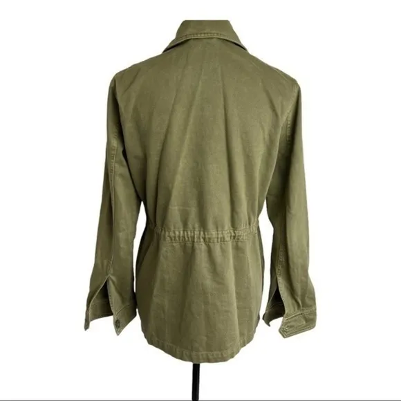 Lucky Brand Explorer Utility Olive Green 4 Flap Pocket Jackets Size XS