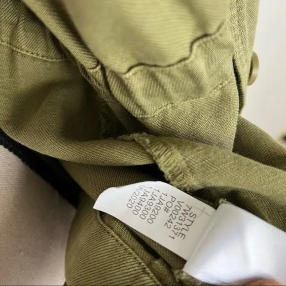Lucky Brand Explorer Utility Olive Green 4 Flap Pocket Jackets Size XS