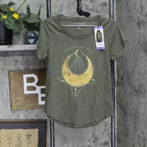 Lucky Brand Womens Short Sleeve Graphic T-Shirt Tee 1429297