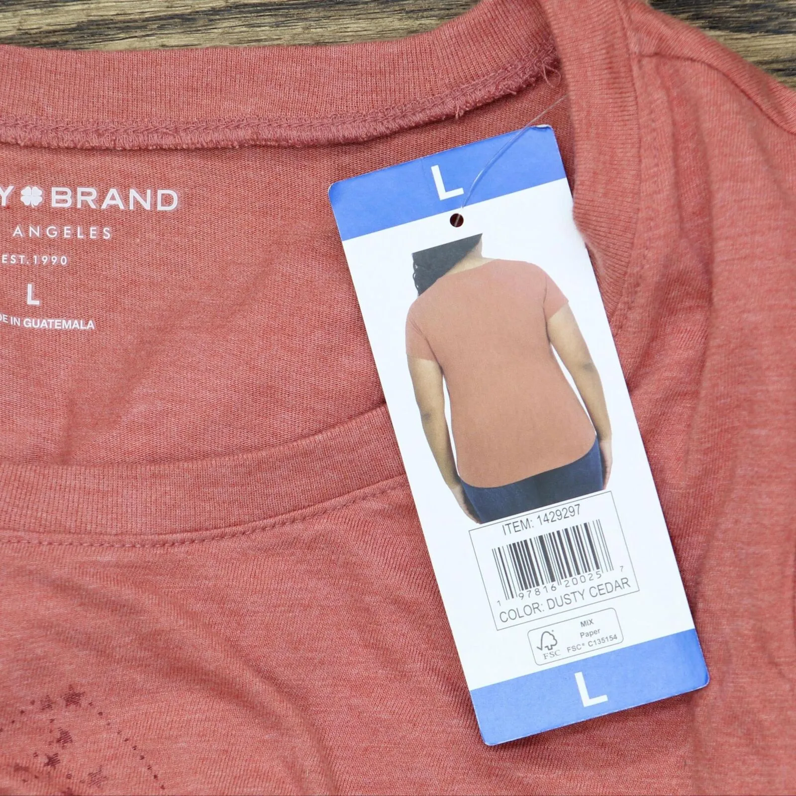 Lucky Brand Womens Short Sleeve Graphic T-Shirt Tee 1429297