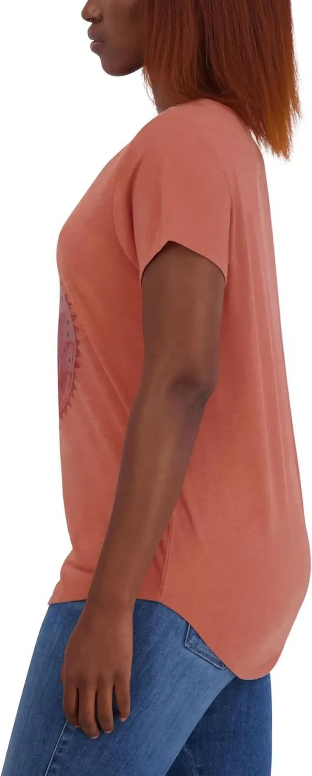 Lucky Brand Womens Short Sleeve Graphic T-Shirt Tee 1429297