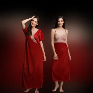 Lydia: Night Dress and Robe Set