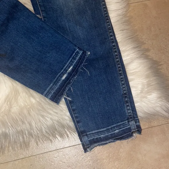 Madewell 10” High Rise Skinny Jeans:Drop Hem Edition