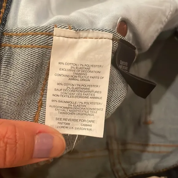 Madewell 10” High Rise Skinny Jeans:Drop Hem Edition