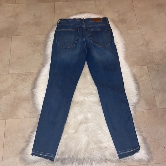 Madewell 10” High Rise Skinny Jeans:Drop Hem Edition