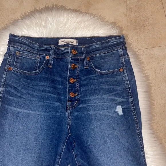 Madewell 10” High Rise Skinny Jeans:Drop Hem Edition