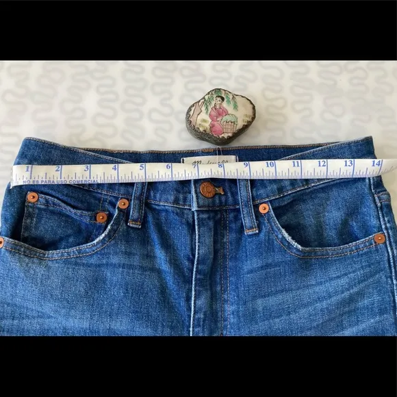 Madewell 10” High RiserDemi boot size 27 woman jeans