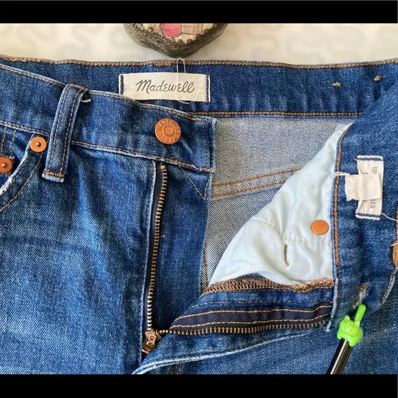Madewell 10” High RiserDemi boot size 27 woman jeans