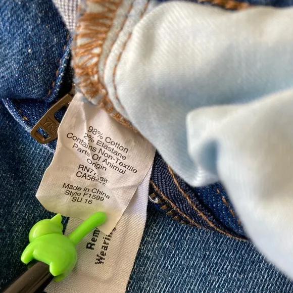 Madewell 10” High RiserDemi boot size 27 woman jeans