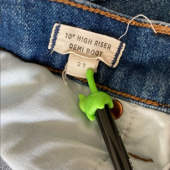Madewell 10” High RiserDemi boot size 27 woman jeans