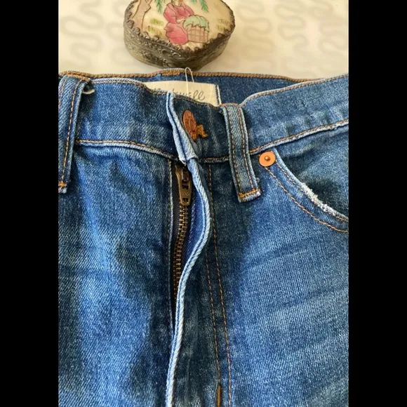Madewell 10” High RiserDemi boot size 27 woman jeans