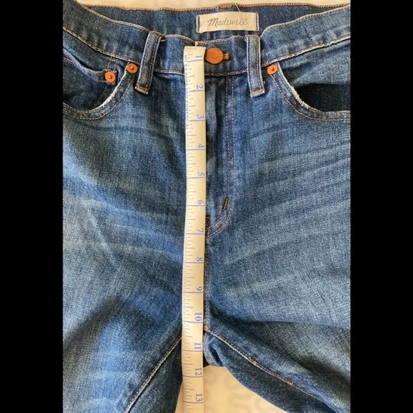 Madewell 10” High RiserDemi boot size 27 woman jeans