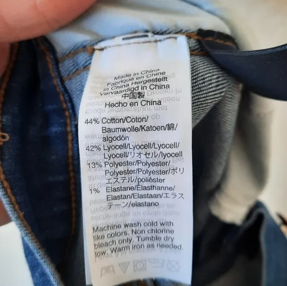 Madewell 10&quot; High-Rise Skinny Crop Button-Front TENCE Jeans 24