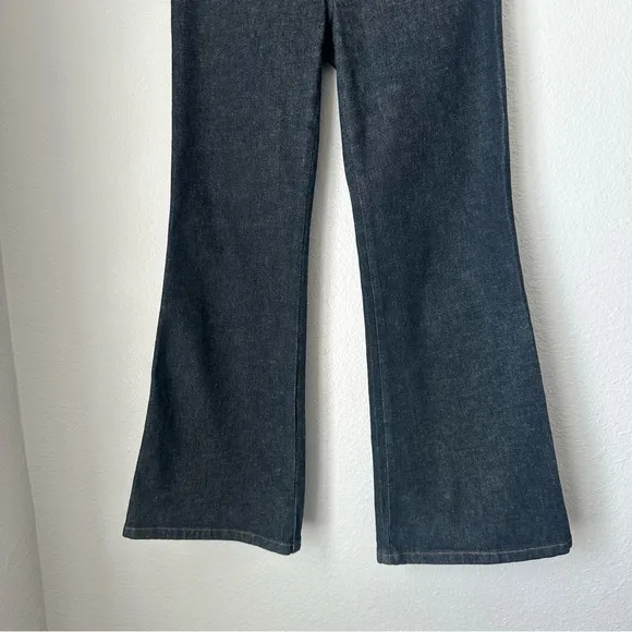 Madewell 11” High Rise Flare Jeans Durland Dark Wash DM6983 Size 25 petite
