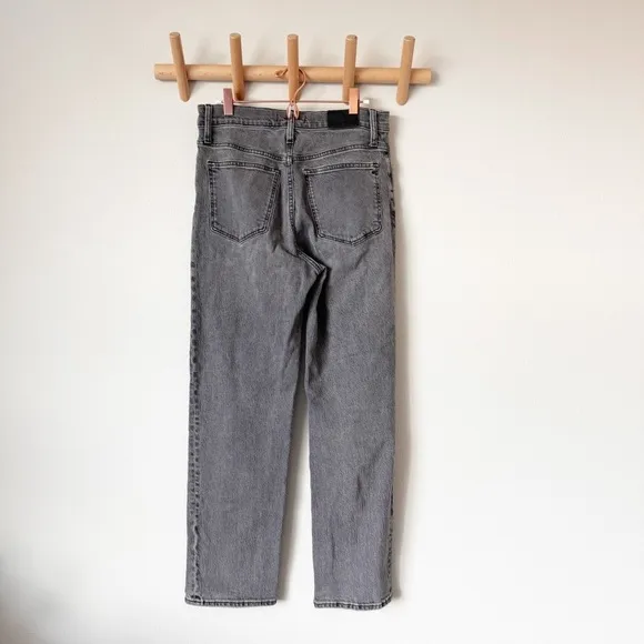 Madewell Black Perfect Vintage Straight Leg Jeans
