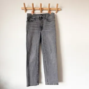 Madewell Black Perfect Vintage Straight Leg Jeans