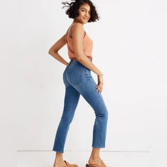 Madewell Curvy Cali Demi-Boot Jeans | Women’s 28 Tall | Tierney Wash High Rise