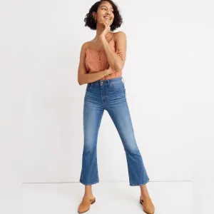 Madewell Curvy Cali Demi-Boot Jeans | Women’s 28 Tall | Tierney Wash High Rise