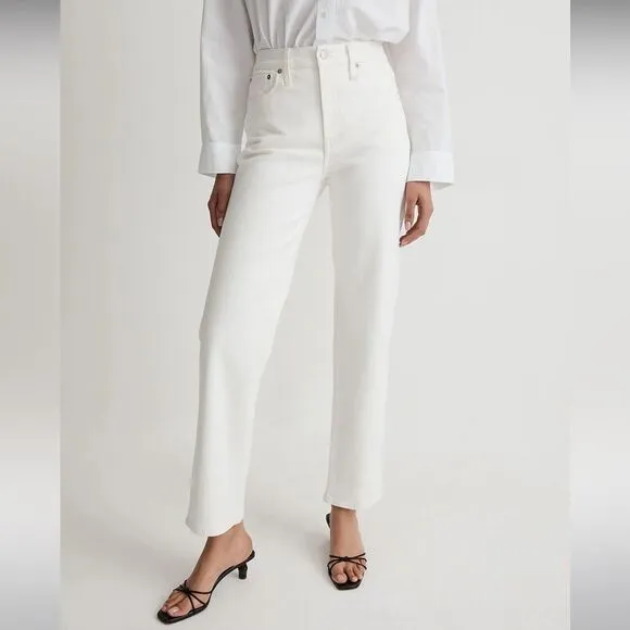 Madewell NWT Petite Perfect Vintage Straight Jeans Size 24P High Rise