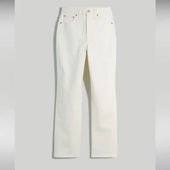 Madewell NWT Petite Perfect Vintage Straight Jeans Size 24P High Rise