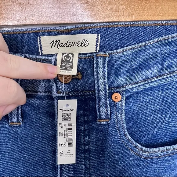 MADEWELL NWT Stovepipe Denim Jeans