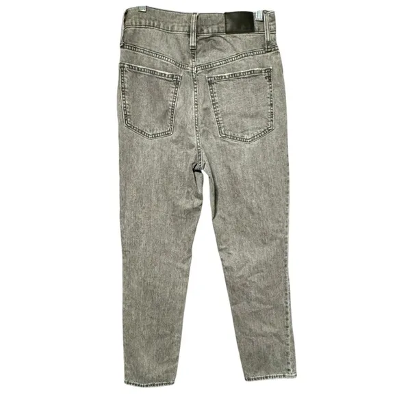 Madewell The Perfect Vintage High Rise Straight Leg Faded Gray Denim Jeans 27