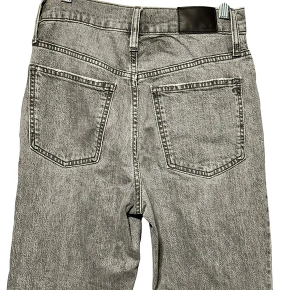 Madewell The Perfect Vintage High Rise Straight Leg Faded Gray Denim Jeans 27