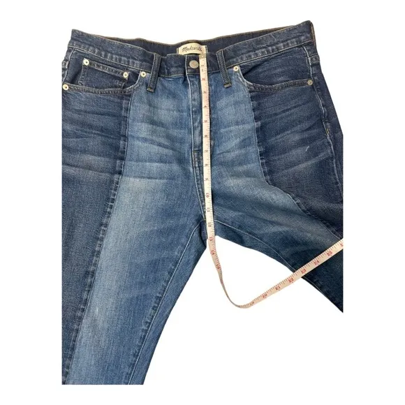 Madewell Women's Cruiser Straight Crop Jeans: Two Tone Edition Size 32 NWOT