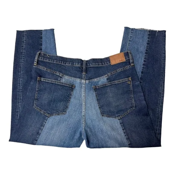 Madewell Women's Cruiser Straight Crop Jeans: Two Tone Edition Size 32 NWOT