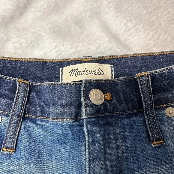 Madewell Women's Cruiser Straight Crop Jeans: Two Tone Edition Size 32 NWOT
